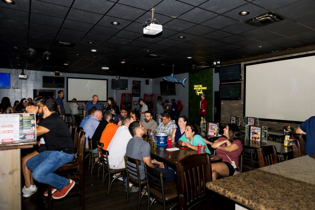 stats houston sports bar remodel reopening party
