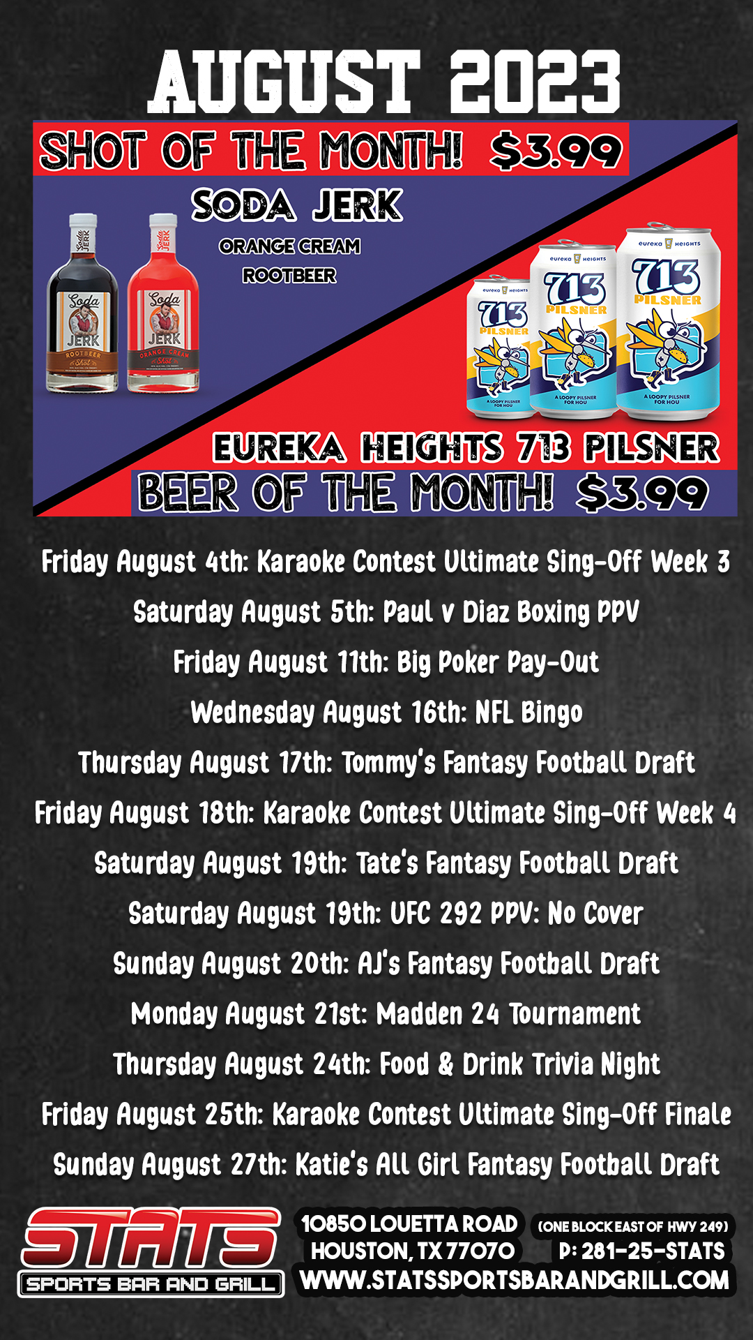 august events of the month
