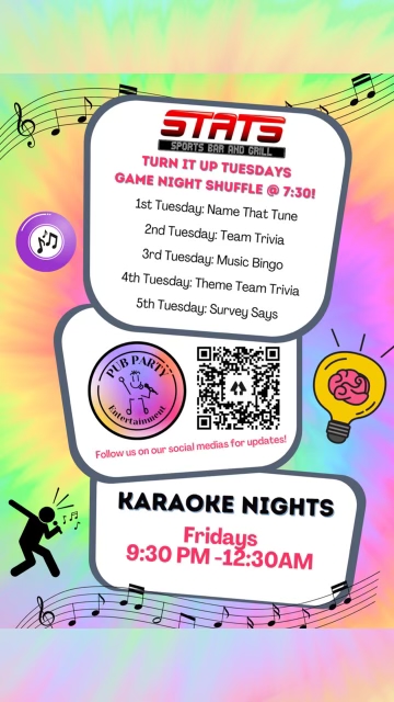 stats sports bar and grill trivia karaoke